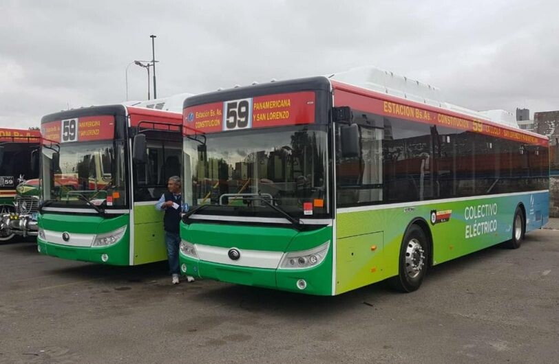 En Buenos Aires ya funcionan los colectivos eléctricos