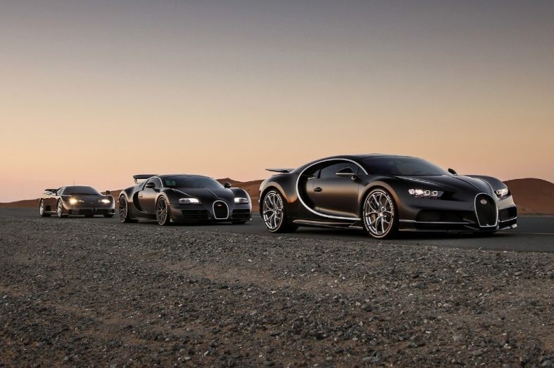 Bugatti Reúne Su Trilogía Moderna - AUTOWEB Argentina