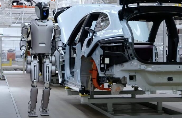 En China utilizarán robots humanoides para la producción de autos