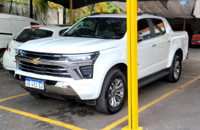 La nueva Chevrolet S10 se deja ver en Rosario