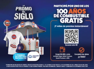 Gulf presenta la Promo del Siglo: sortea 100 años de combustible gratis