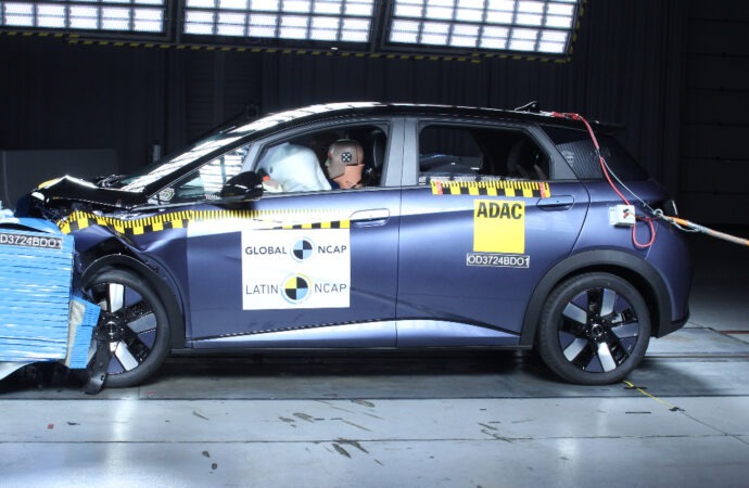 Latin NCAP le dio cinco estrellas a un eléctrico chino que se vende en Brasil