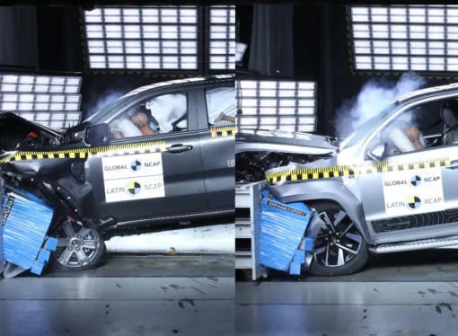 Latin NCAP: cinco estrellas para la Ford Ranger y tres para la VW Amarok