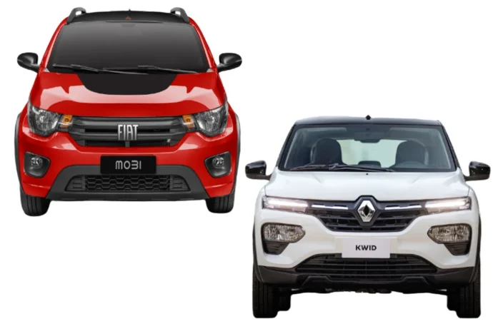 Fiat Mobi vs Renault Kwid: comparamos motor, equipamiento y precios