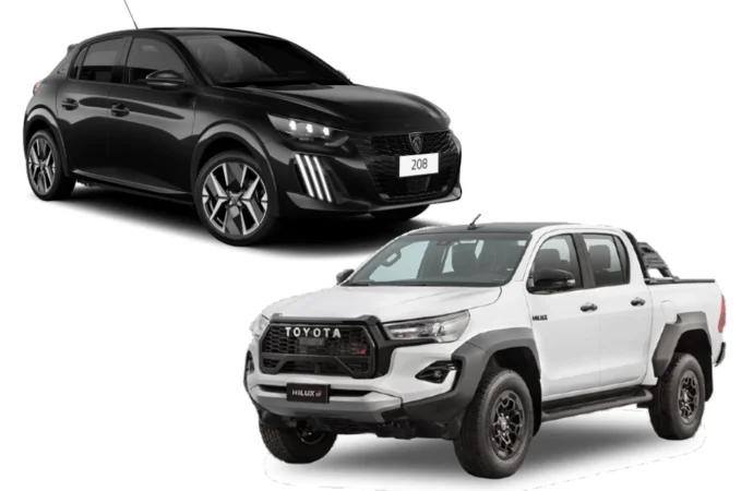 Peugeot y Toyota empataron como la marca que más vehículos nacionales vendió en 2024